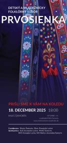 Prišli sme k vám na koledu - vianočný program Prvosienky 1